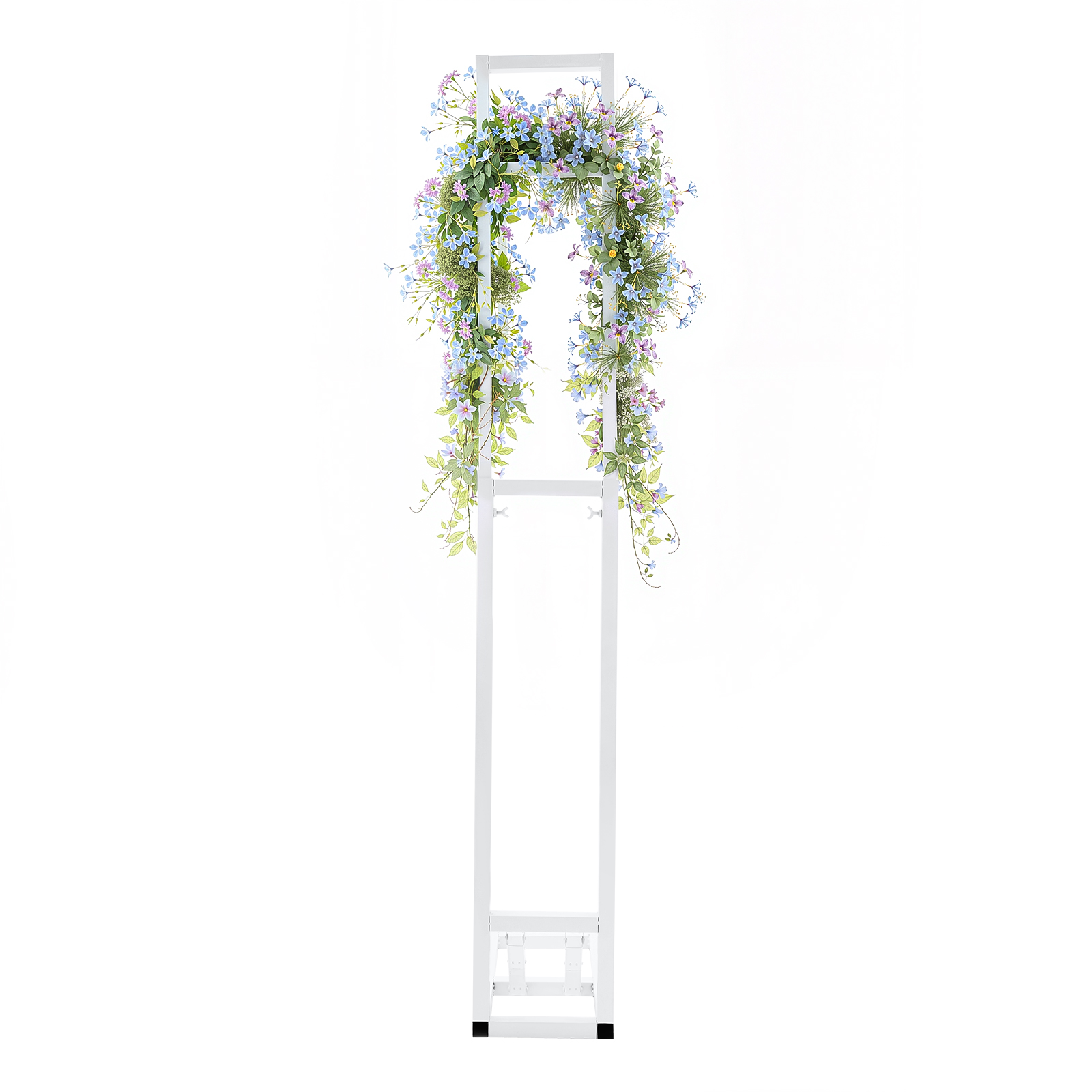 Photo Booth Frame - Backdrop Pernikahan Berbentuk Lengkung Berwarna Putih,