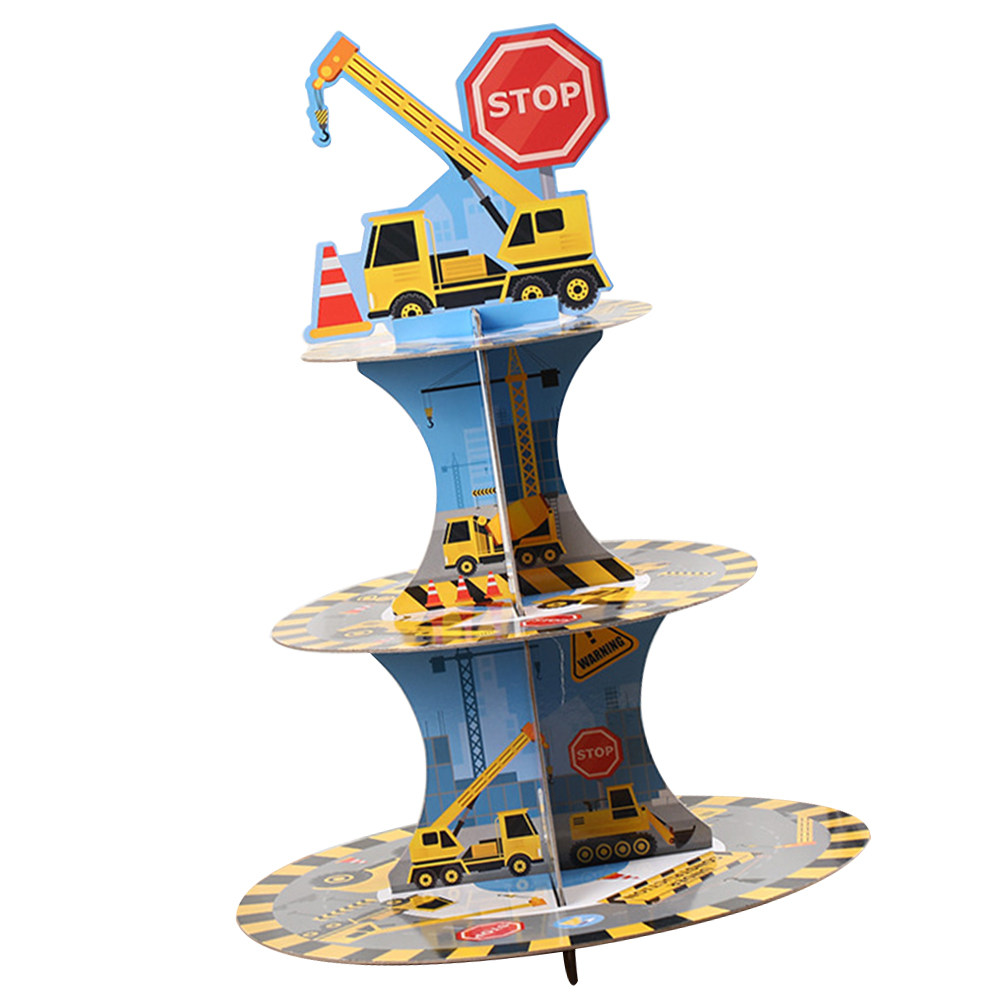 Cupcake Stand Tier - Rak Kue Wisuda 3 Tingkat, Menara