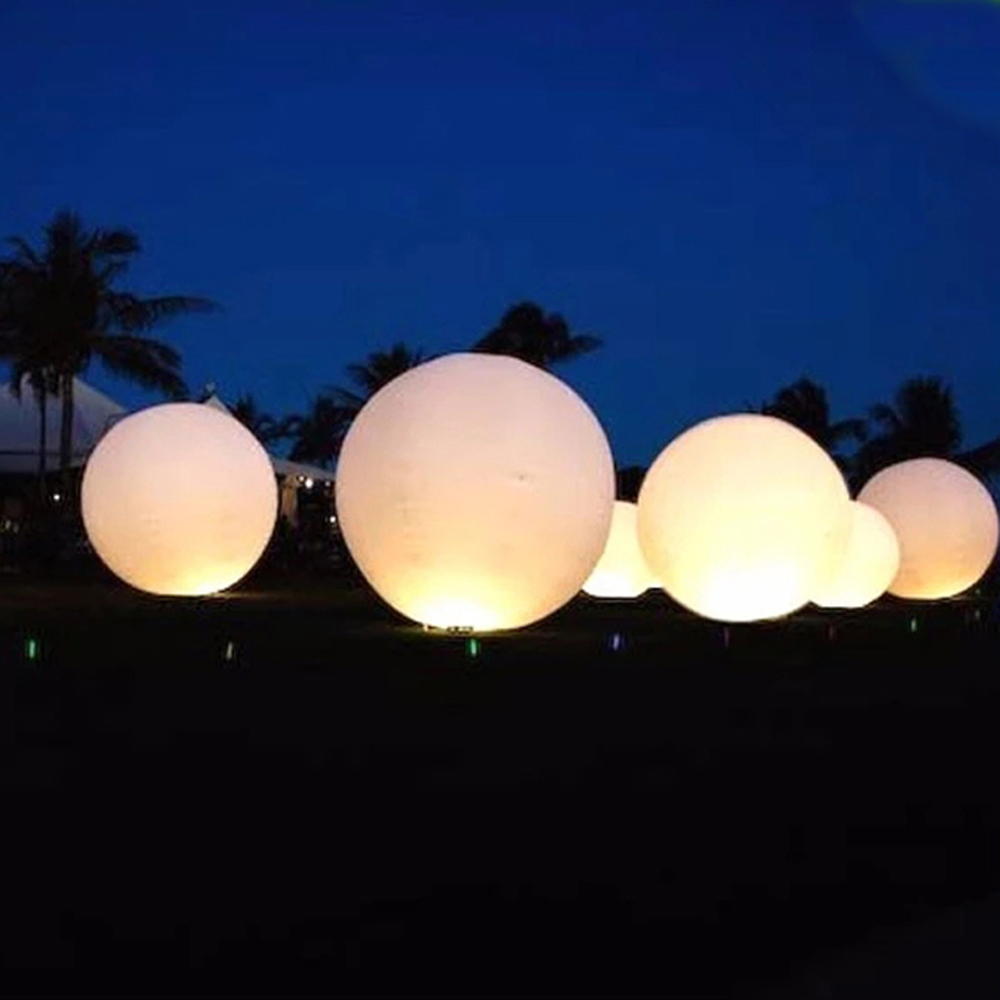 Led Balloon Light - Bola PVC Tiup Raksasa Berwarna-warni Dengan
