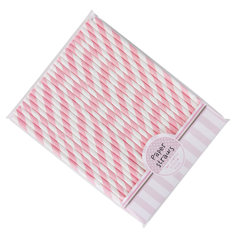 30 Buah Sedotan Bergaris Kerta - Paper Straw Color ulasan dan harga