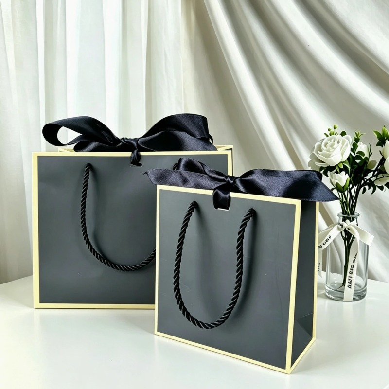 Tas Kado Kertas Kraft Hitam Pu - Event Party Box ulasan dan harga