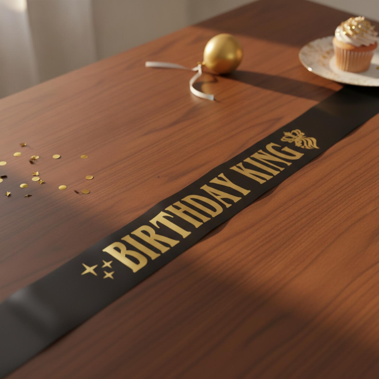 Mahkota Pesta Ulang Tahun deng - Birthday Sash Glitter ulasan dan harga