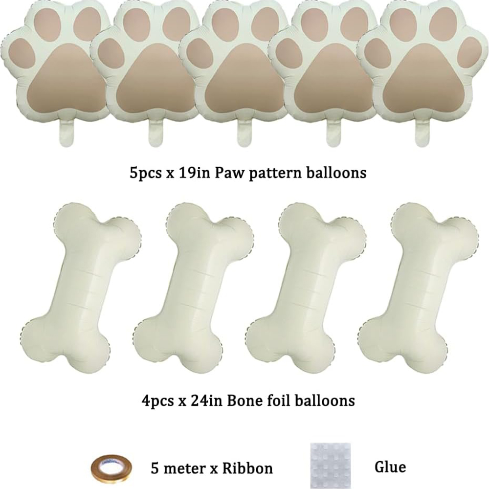 9Pcs/Set Balon Aluminium Motif - Let'S Party Event Supply ulasan dan harga