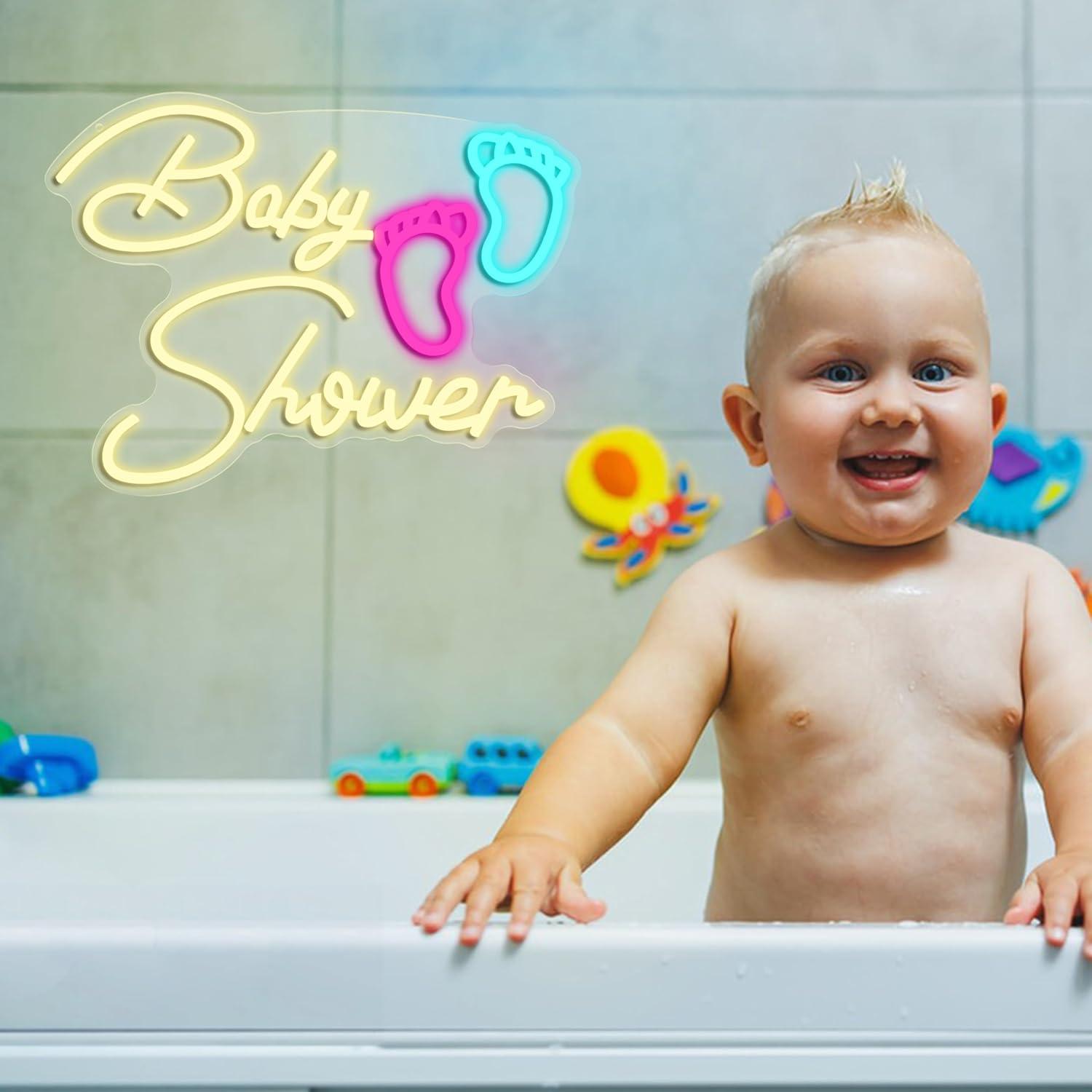 Lampu Neon Baby Shower Oh Baby - Neon Sign Party ulasan dan harga
