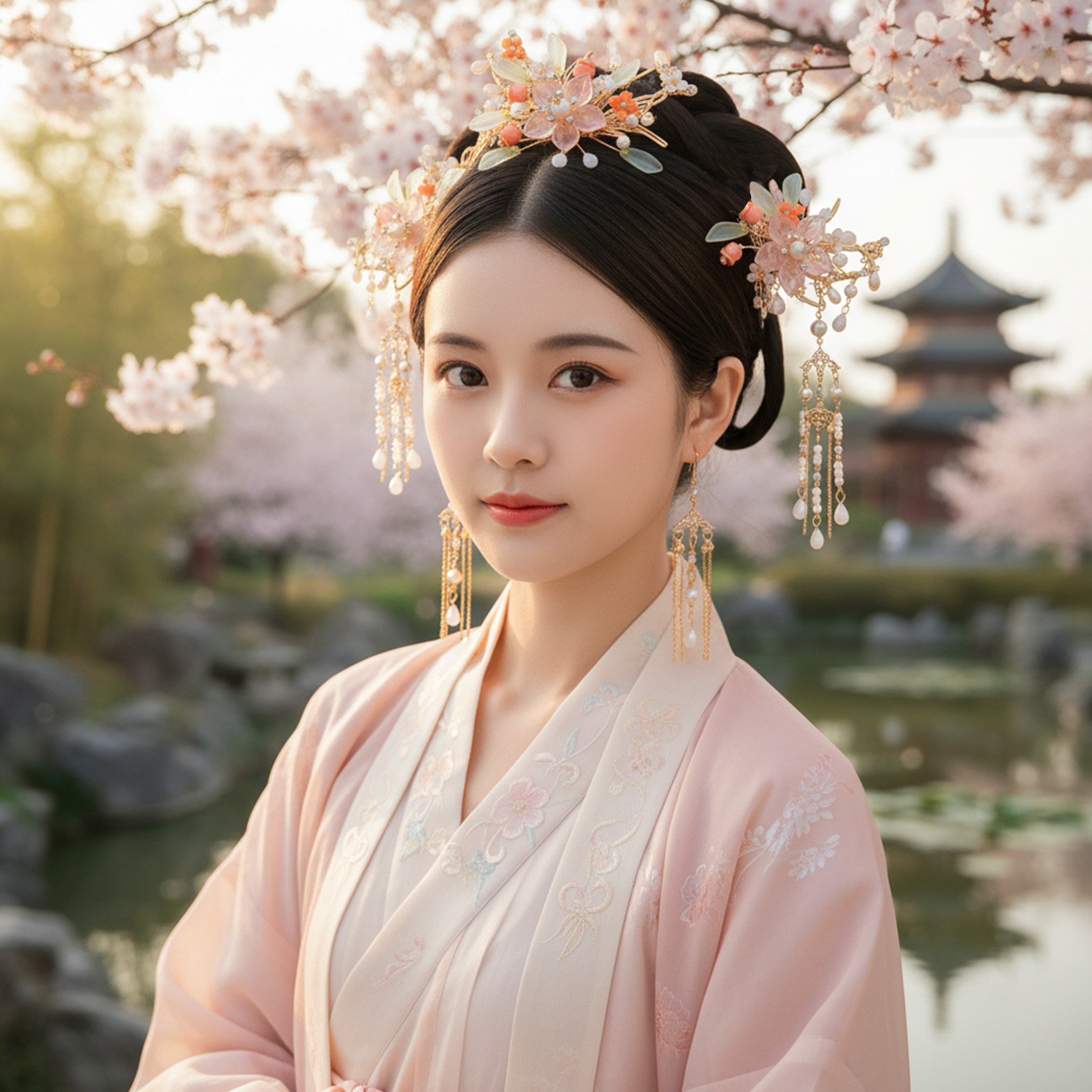Set Aksesori Rambut Hanfu Kuno - Event Suppliers ulasan dan harga