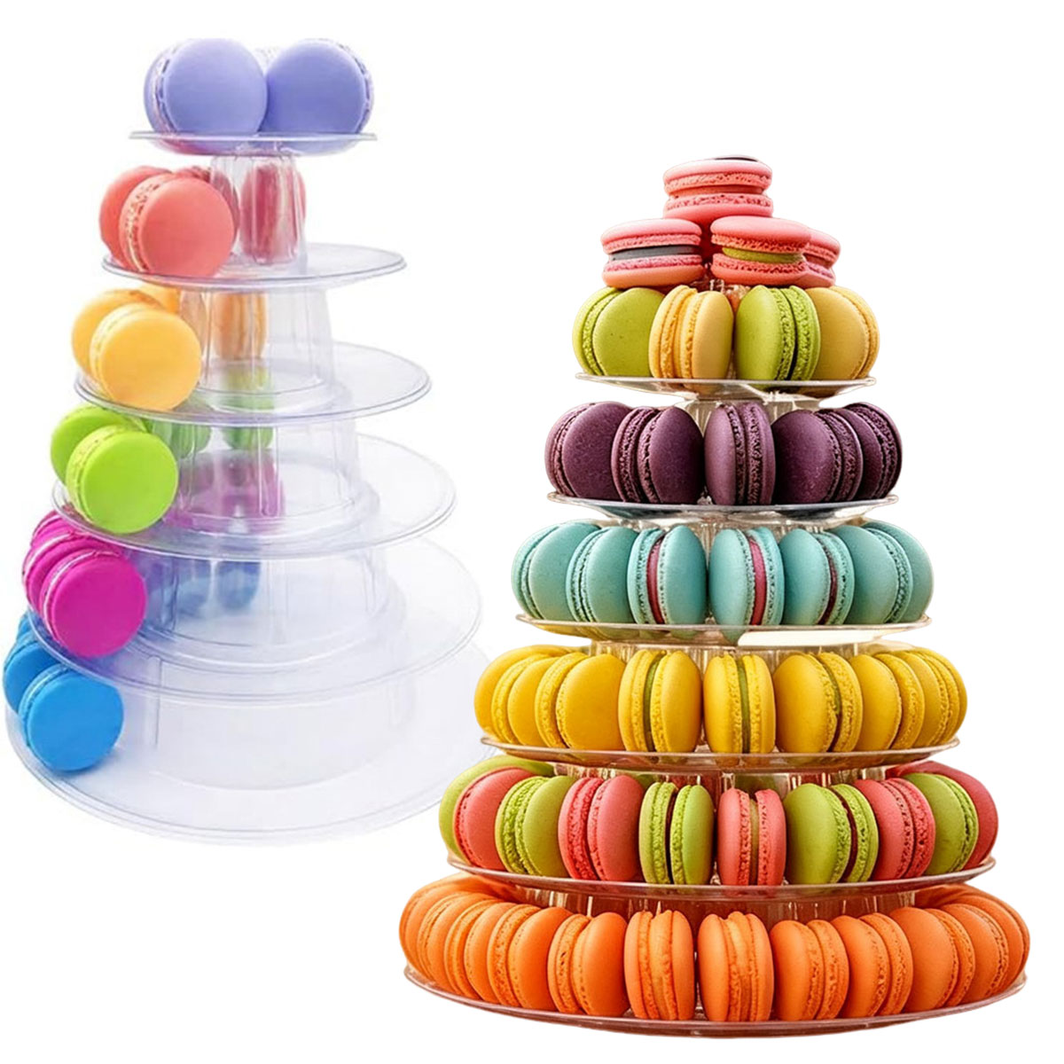 1 Buah Rak Kue Plastik Bening  - Cupcake Stand Tier ulasan dan harga