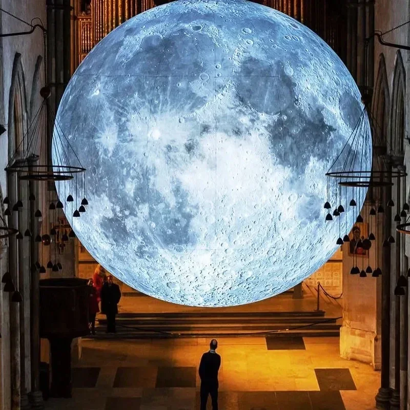 Bola Bulan Biru Tiup Raksasa d - Led Balloon Light ulasan dan harga