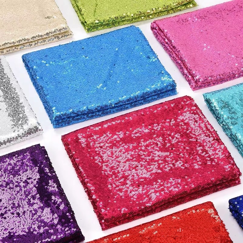 Kain Payet Kecil 3mm Untuk Gau - Glitter Tablecloth ulasan dan harga